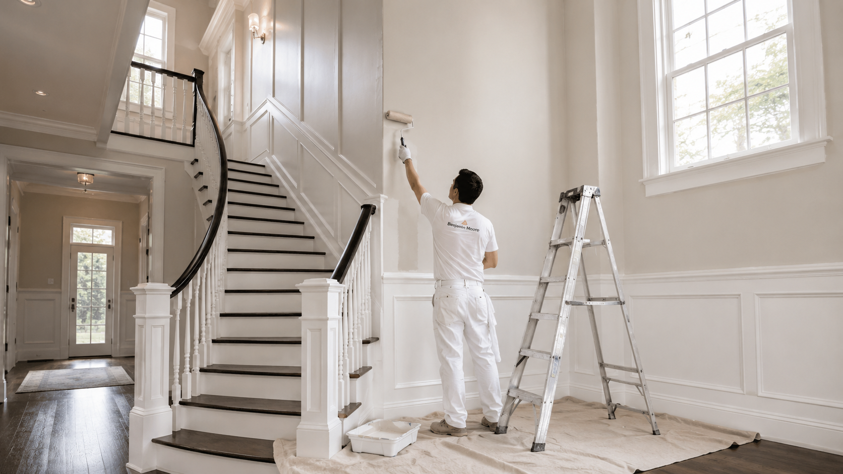 Interior house painting in New England